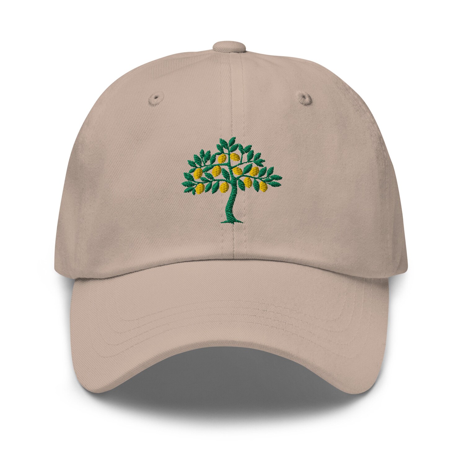 Tree Lemon Embroidery Dad Hat - Citrus Fruit Graphic Cap Gift for Mom & Dad Lime Baseball Hat image 5