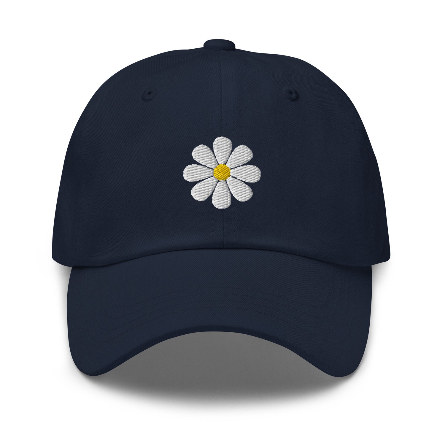 Daisy Flower Embroidery Baseball Cap for Women and Men image 2