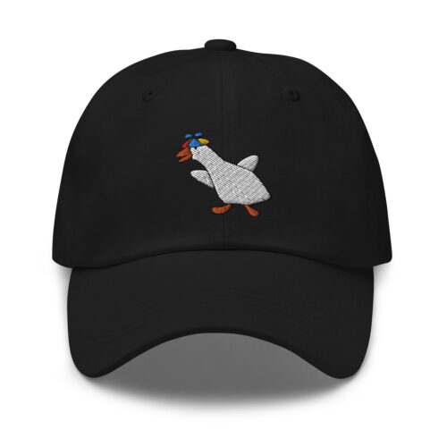 Propeller Hat Goose Embroidered Dad Hat - Funny Goose Lover Baseball Cap image 0