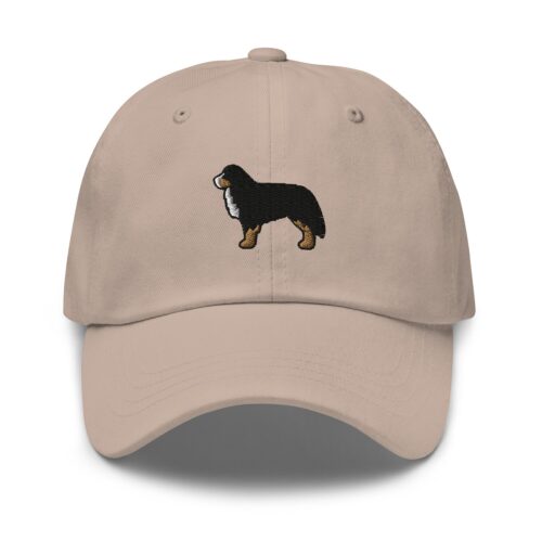 Bernese Mountain Dog Embroidered Baseball Hat - Gift for Dog Lovers - Multiple Colors image 1