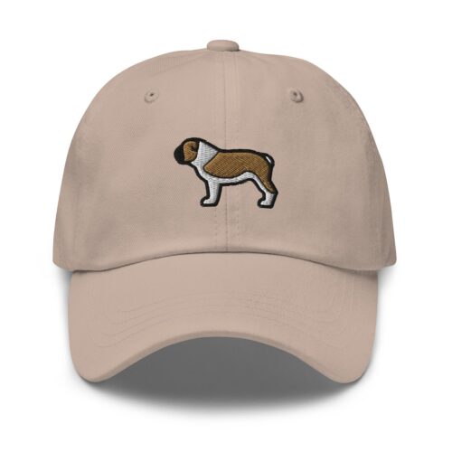 Bulldog Embroidered Baseball Hat - Dog Beanie Summer Dog Lover Cap Gift image 0