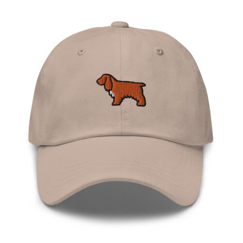 Cocker Spaniel Embroidered Dad Hat - Funny Dog Owner Gift Baseball Cap image 0