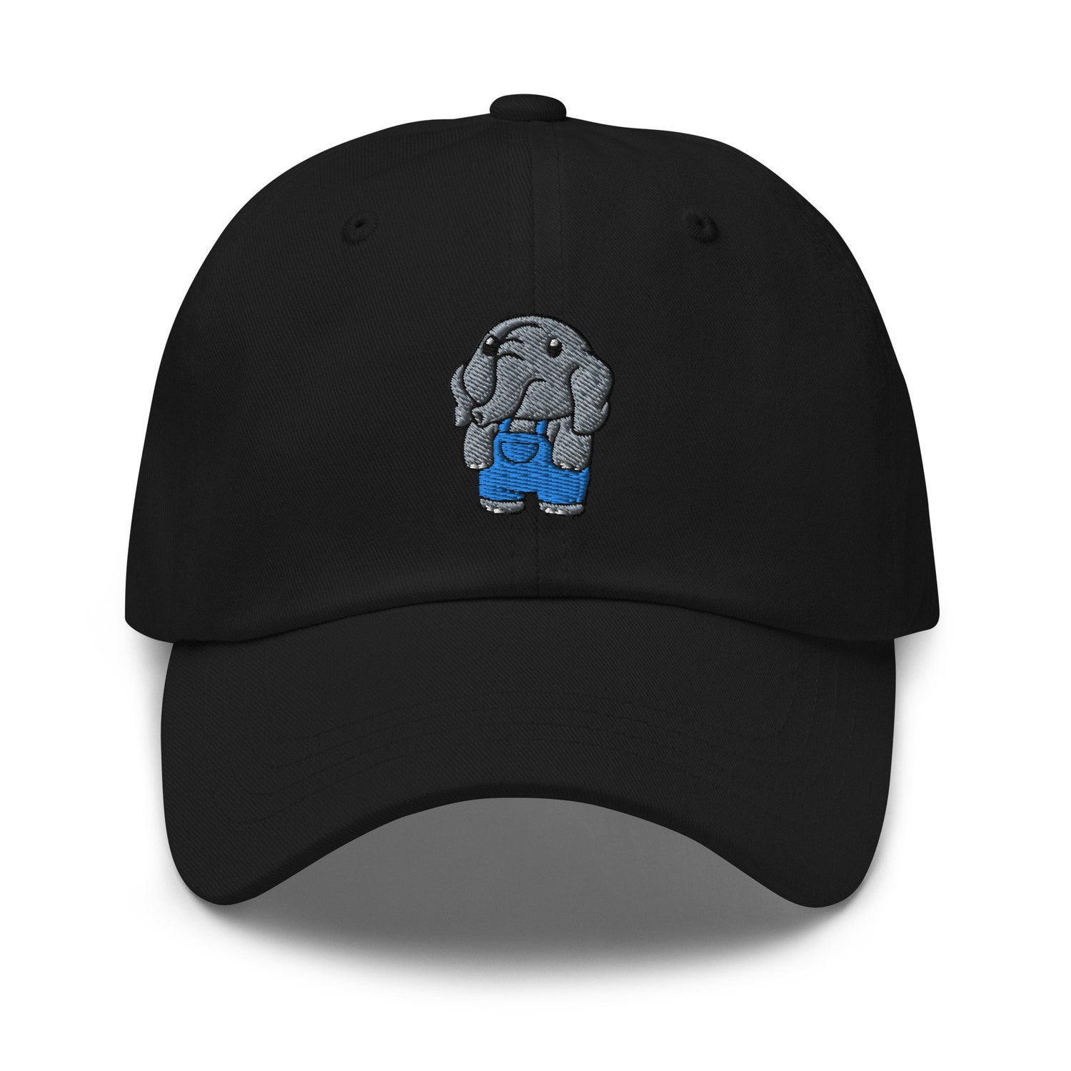 Sad Elephant Embroidered Dad Hat - Cute Baseball Cap for Wildlife Animal Lovers Gifts image 3