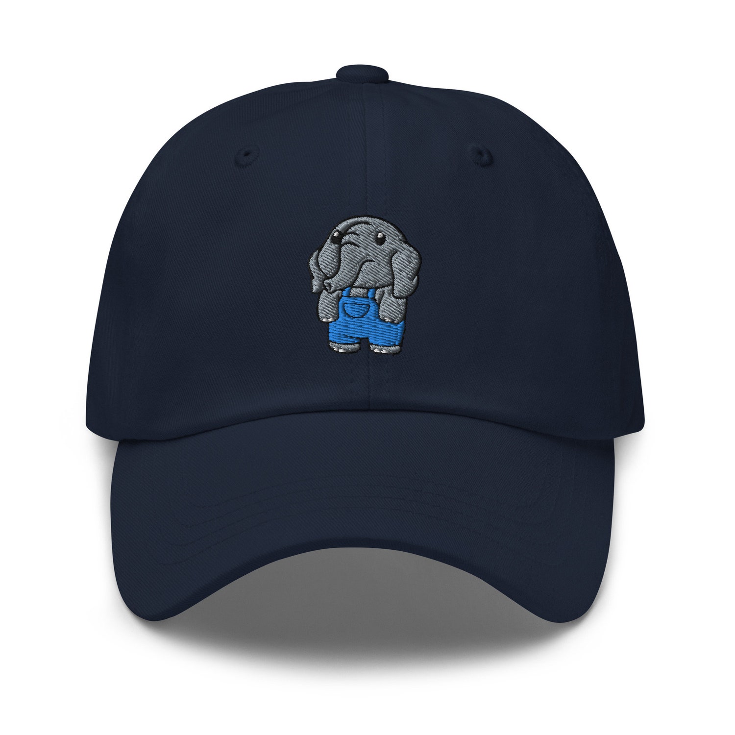 Sad Elephant Embroidered Dad Hat - Cute Baseball Cap for Wildlife Animal Lovers Gifts image 4