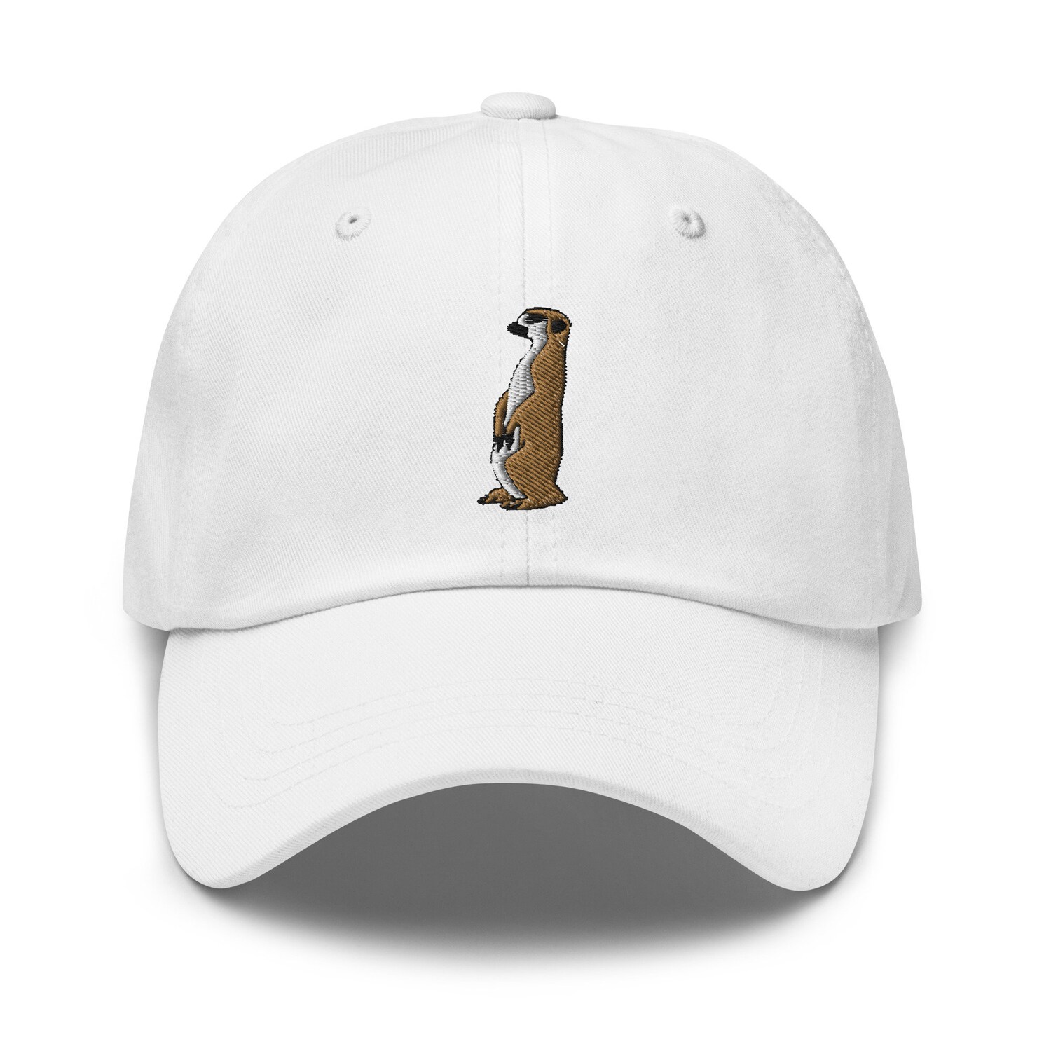 Cute Meerkat Embroidered Unisex Baseball Cap - Funny Wildlife Dad Hat Gift image 2