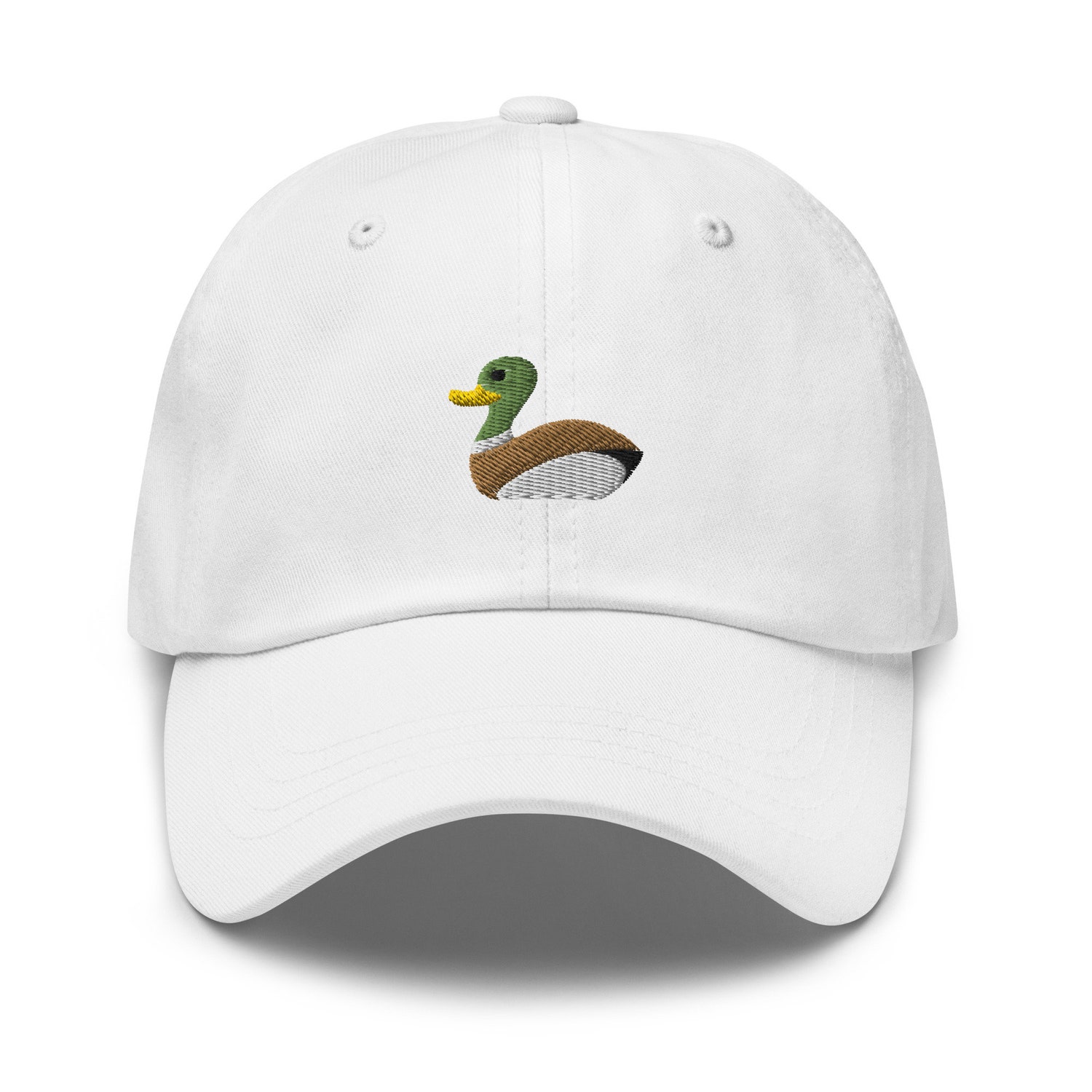 Mallard Duck Embroidered Dad Hat - Duck Lover Hiking Cap - Funny Wildlife Hunter Baseball Hat image 4