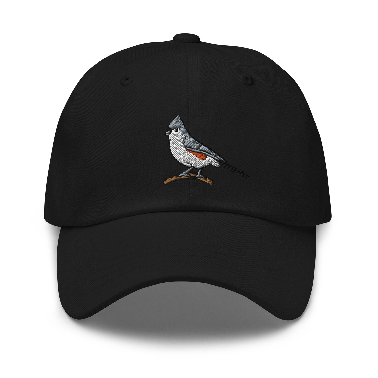 Tufted Titmouse Bird Embroidered Hat - Nature Wildlife Cap Gift for Bird Watchers image 1