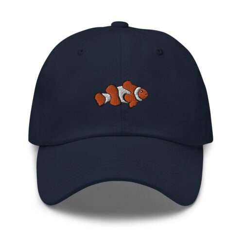 Clown Fish Embroidered Dad Hat - Adjustable Cap for Clown Fish Lovers image 0