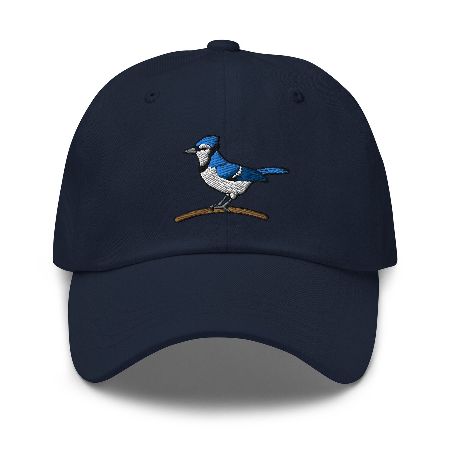 Blue Jay Embroidered Hat - Nature Themed Bird Watcher Gift - Wildlife Animal Cap for Men & Women image 3