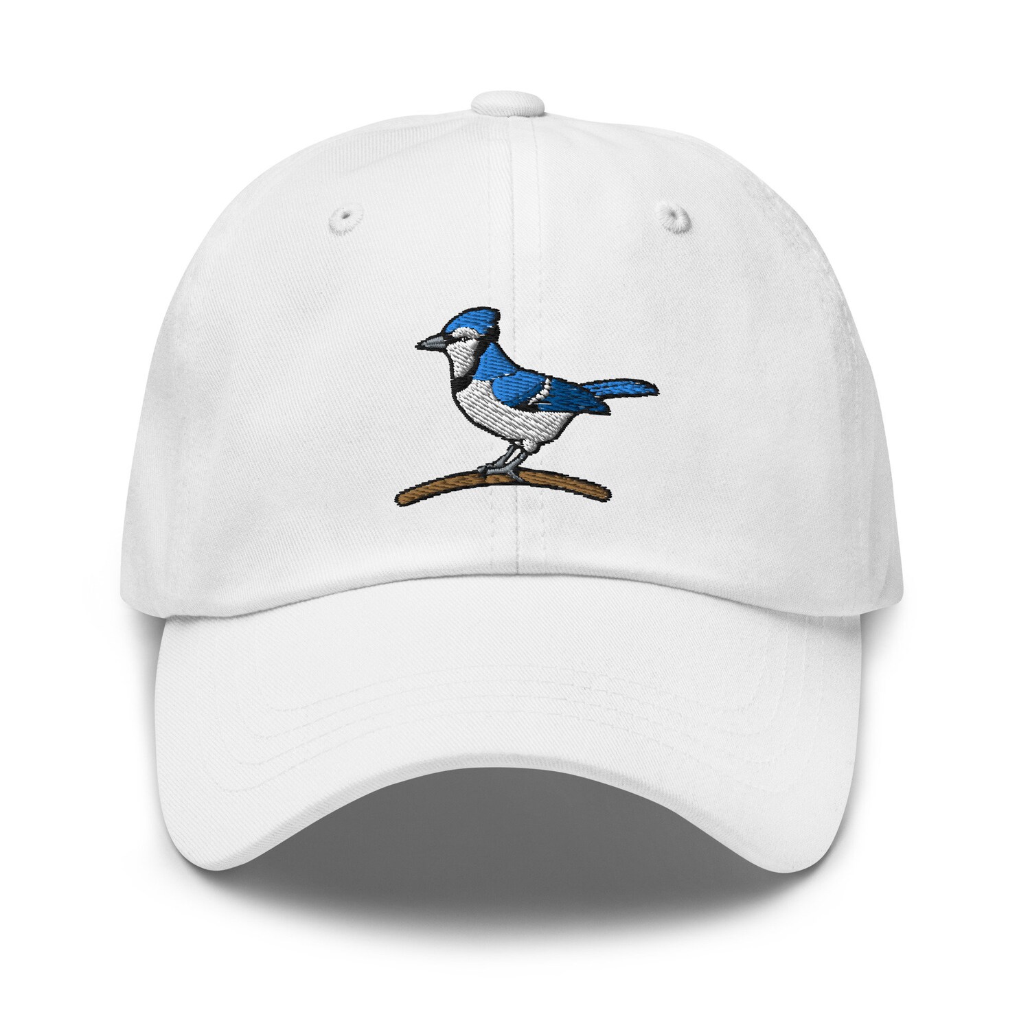 Blue Jay Embroidered Hat - Nature Themed Bird Watcher Gift - Wildlife Animal Cap for Men & Women image 4