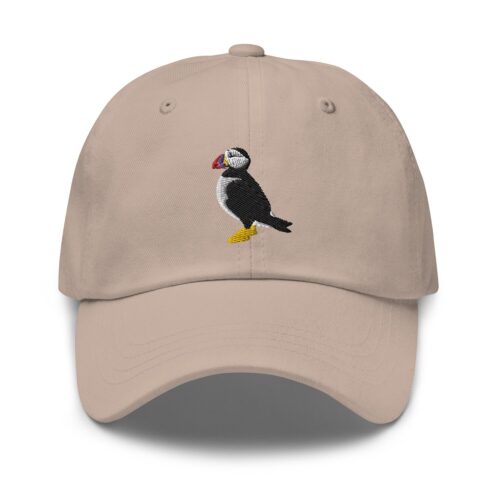 Puffin Bird Embroidered Dad Hat - Wildlife Nature Baseball Cap for Men & Women - Puffin Lover Gift image 0