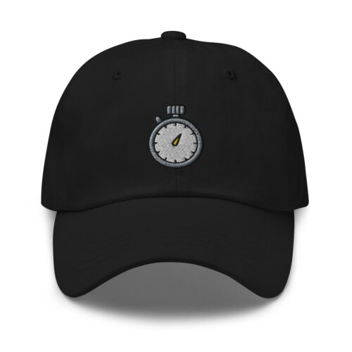 Stopwatch Embroidered Dad Hat - Funny Pocket Watches Baseball Cap image 1