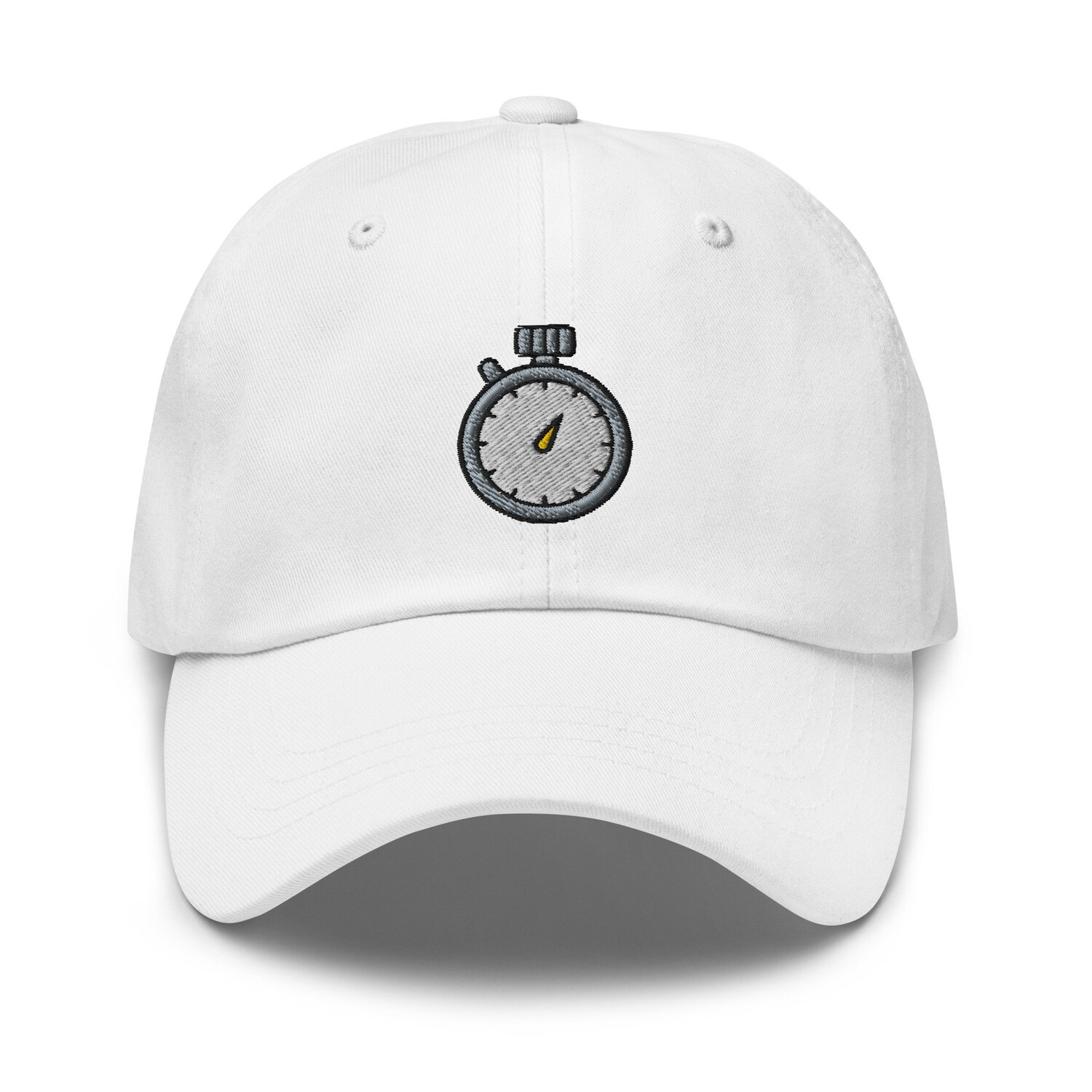 Stopwatch Embroidered Dad Hat - Funny Pocket Watches Baseball Cap image 2