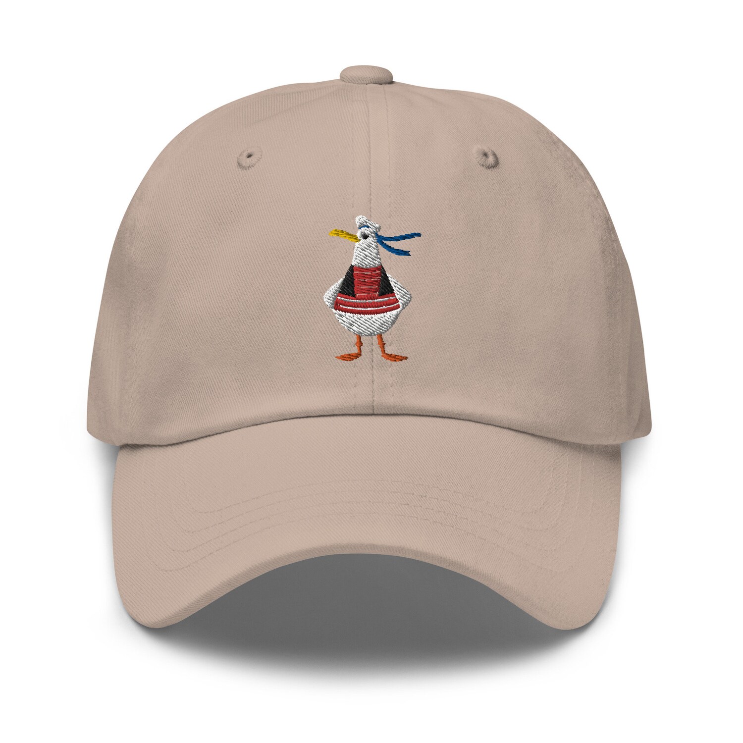 Sailor Seagull Embroidery Dad Hat - Funny Fishing Cap Cute Gift for Seagull Lovers image 5