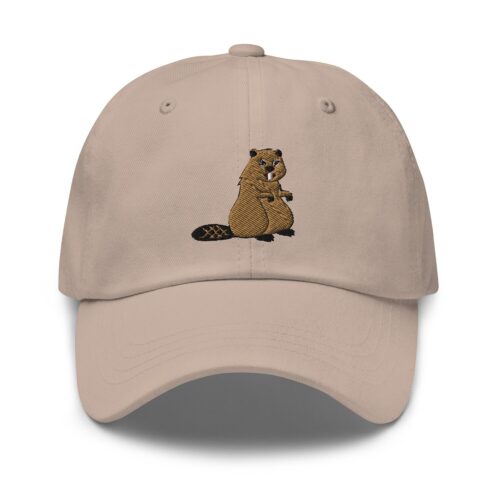 Beaver Dad Hat - Embroidered Unisex Cap Wildlife Lovers Gift Baseball Cap image 0