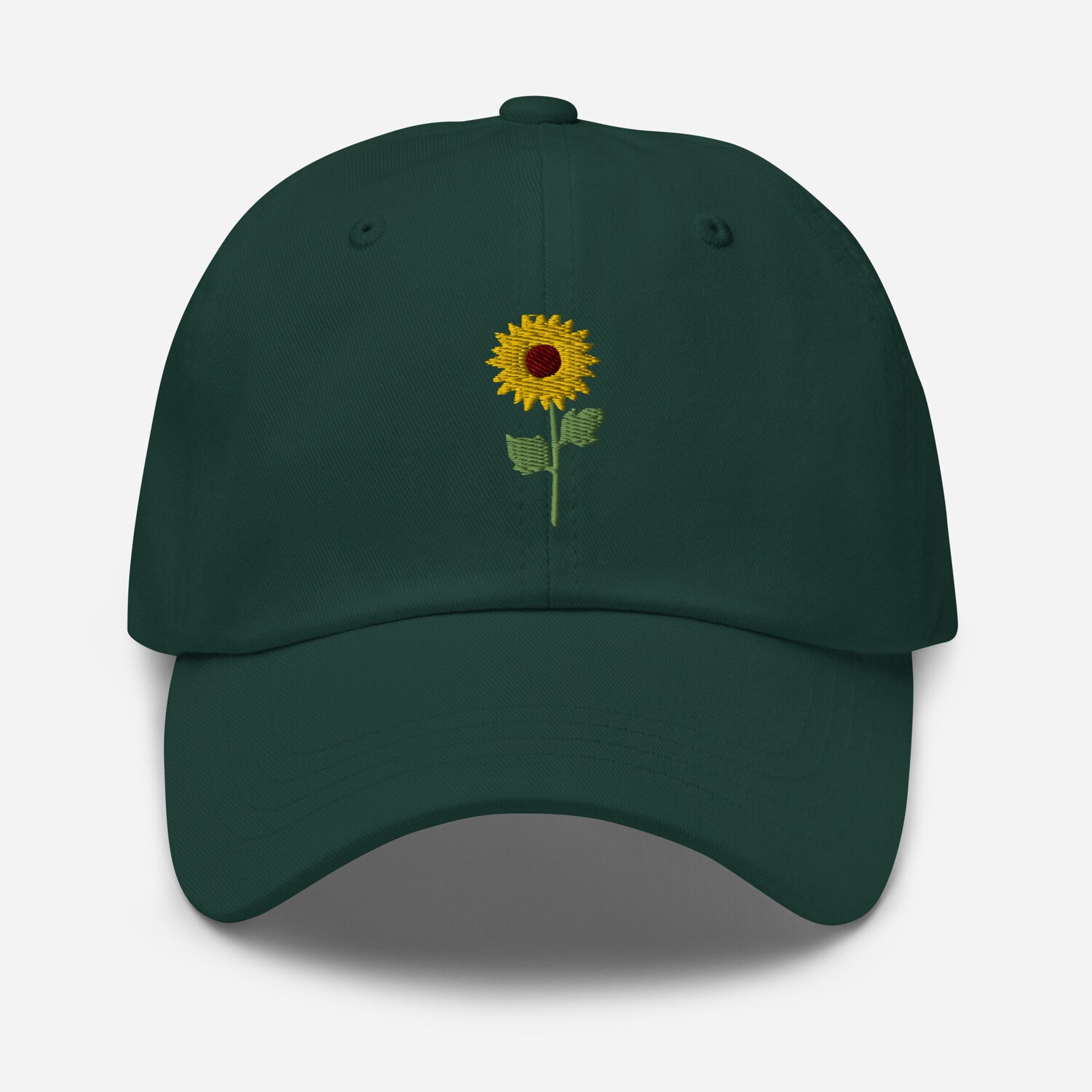 Sunflower Embroidered Hat for Women - Cute Floral Spring Dad Cap Sunflower Gift Idea image 6