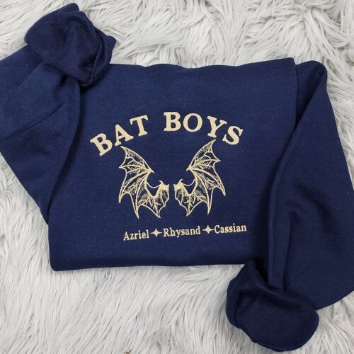 The Bat Boys Embroidered Velaris Sweatshirt City of Starlight Crewneck image 0