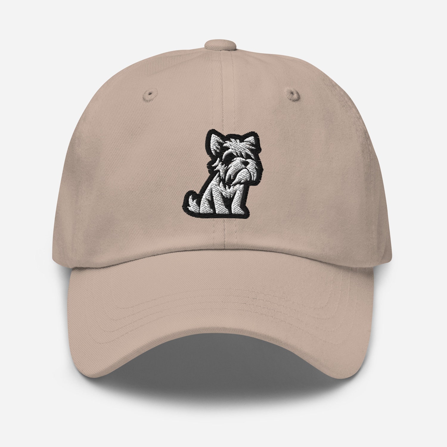 Schnauzer Embroidered Dog Dad Hat - Adjustable Baseball Cap Gift for Puppy Lovers image 6