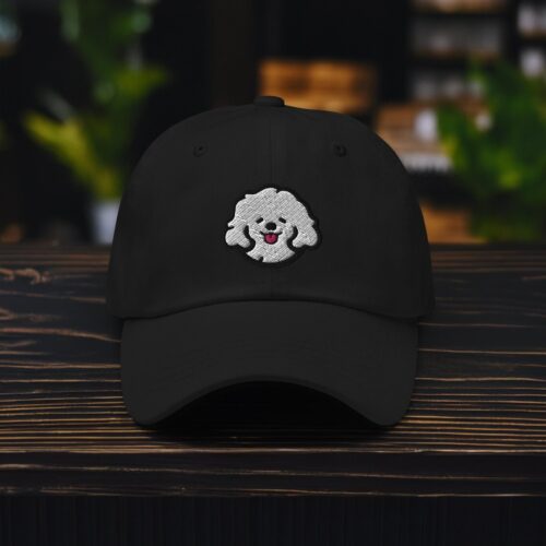 Cavapoo Dad Hat - Cavalier King Charles Spaniel Poodle Mix Embroidered Baseball Cap Gift image 0