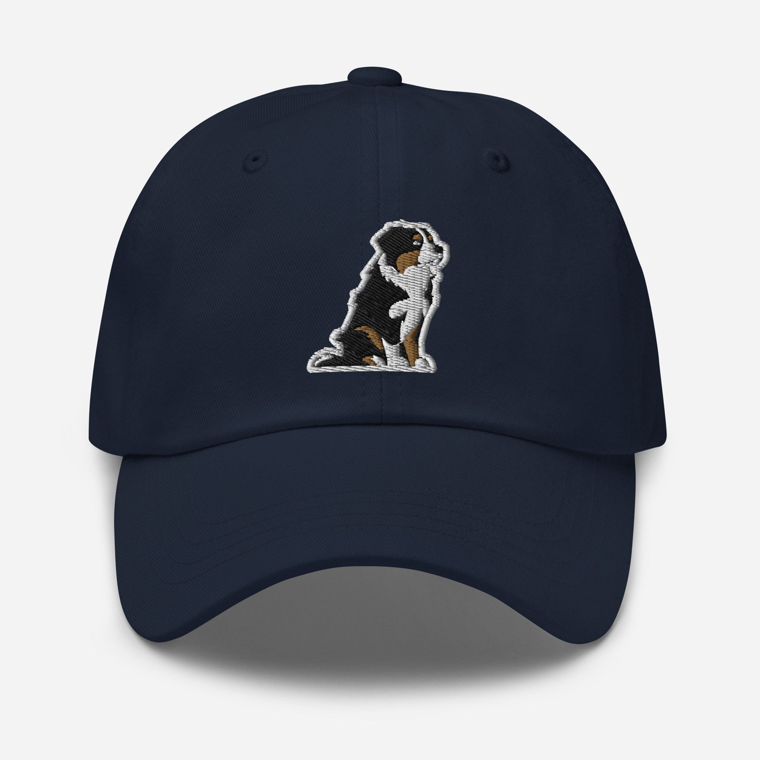 Bernese Mountain Dog Dad Hat - Embroidered Adjustable Baseball Cap Gift image 2