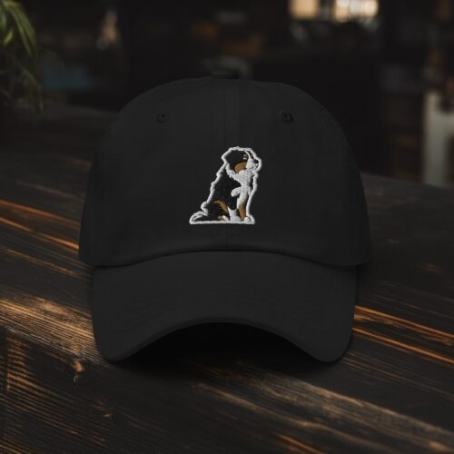 Bernese Mountain Dog Dad Hat - Embroidered Adjustable Baseball Cap Gift image 0