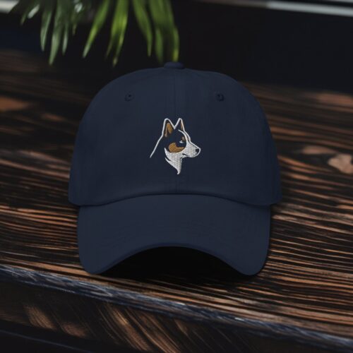 Cattle Dog Dad Hat -Embroidered Adjustable Baseball Cap - Unique Gift for Dog Lovers image 0