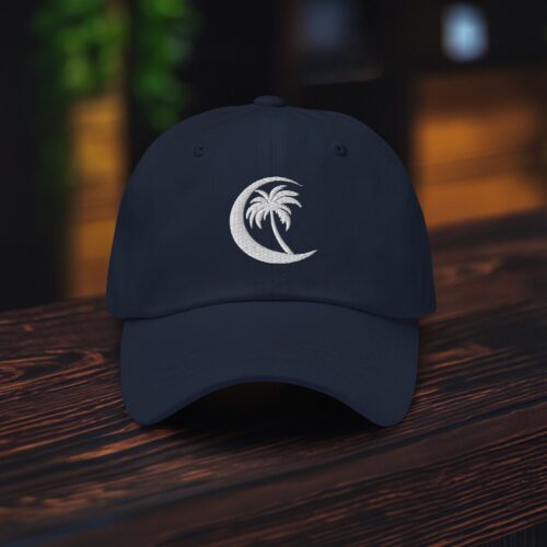 South Carolina Palmetto Tree & Crescent Moon Dad Hat - Coastal Embroidered Adjustable Cap image 0