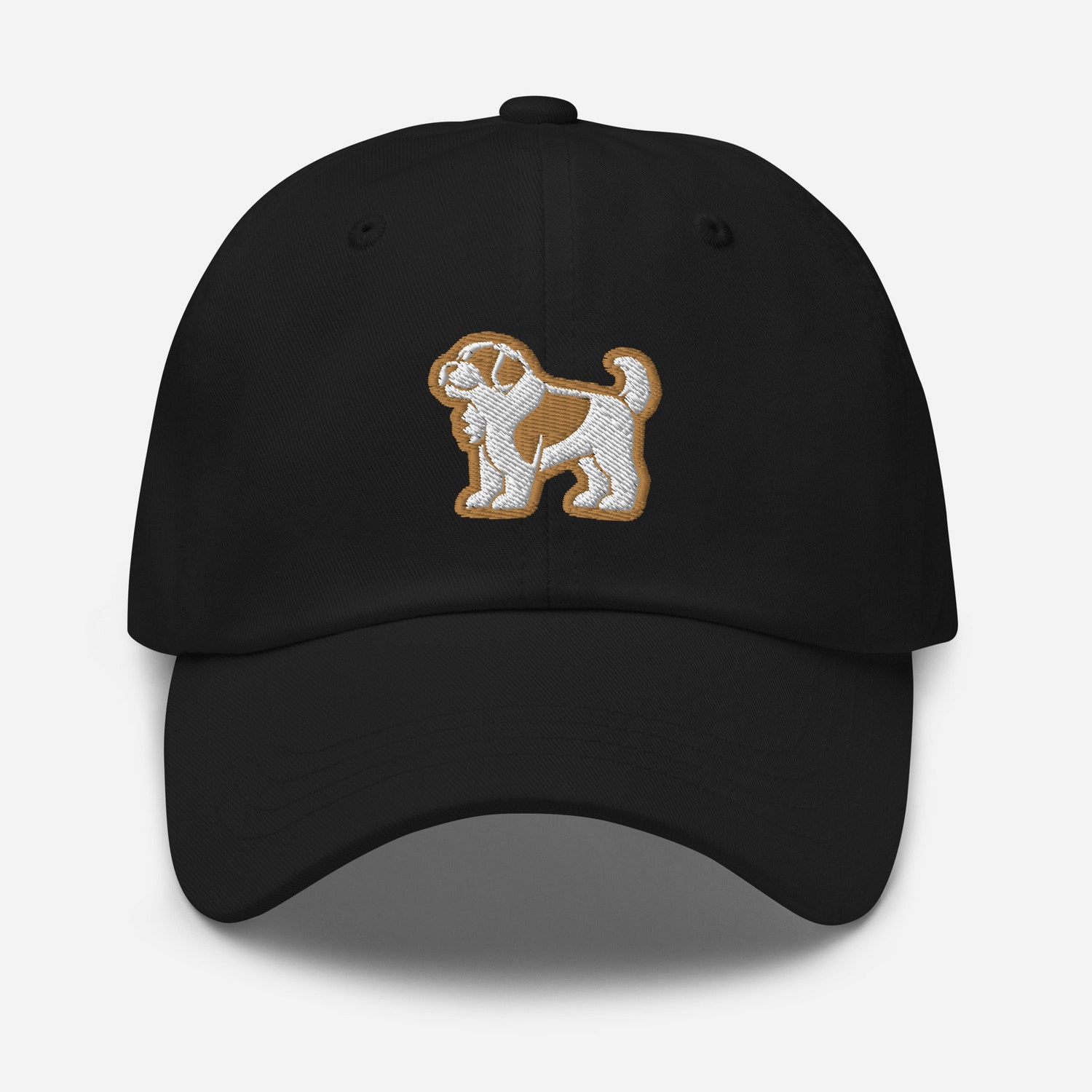 Saint Bernard Dad Hat Embroidered Dog Cap - Adjustable Baseball Cap Gift for Puppy Lovers image 1