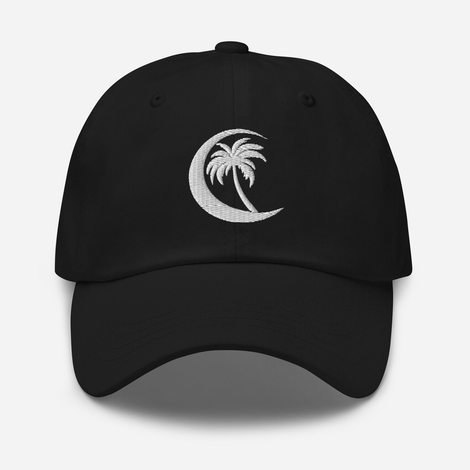 South Carolina Palmetto Tree & Crescent Moon Dad Hat - Coastal Embroidered Adjustable Cap image 1