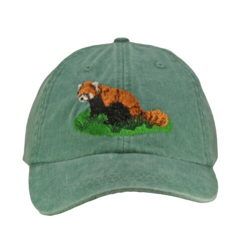 Red Panda Embroidered Baseball Cap - Low Profile Dad Hat Adjustable Fit for Men Women Mom Wildlife Design image 0