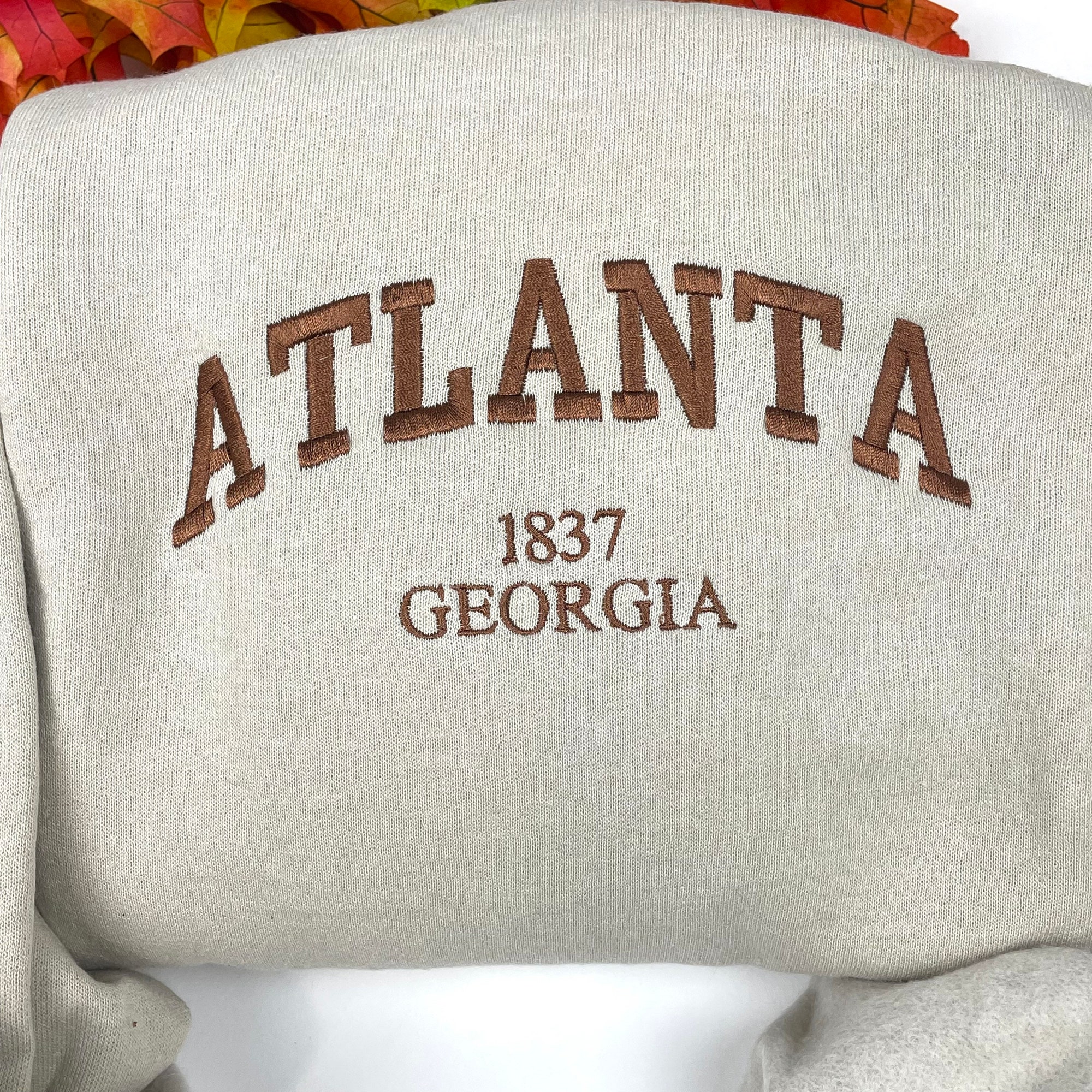 Atlanta Embroidered Sweatshirts - Custom City Crewnecks ATL image 3