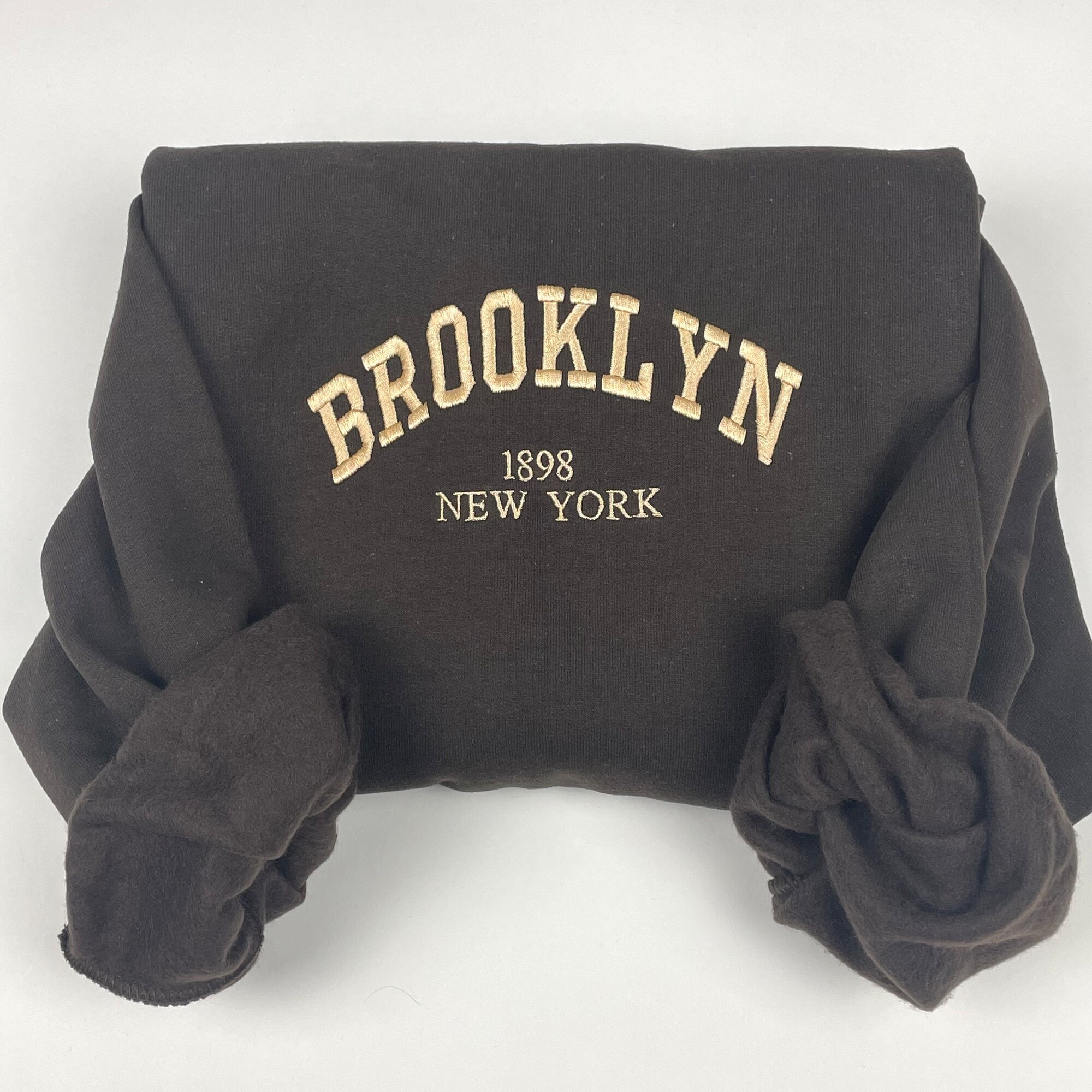 Brooklyn Embroidered Sweatshirts - Custom City Crewnecks image 3