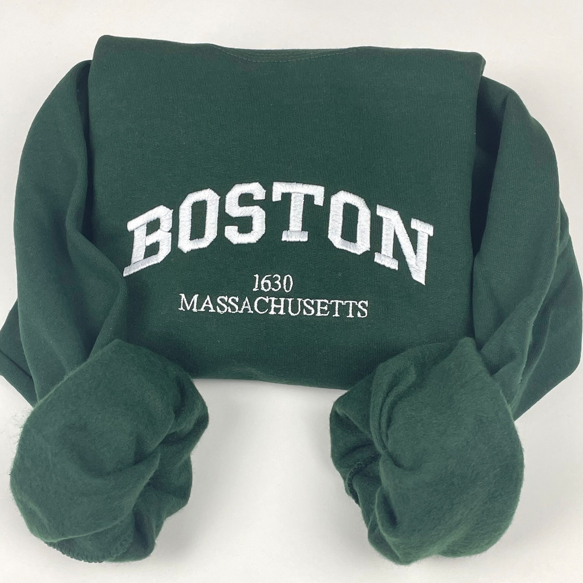 Boston Embroidered Sweatshirts - Custom City Crewneck ATL image 4