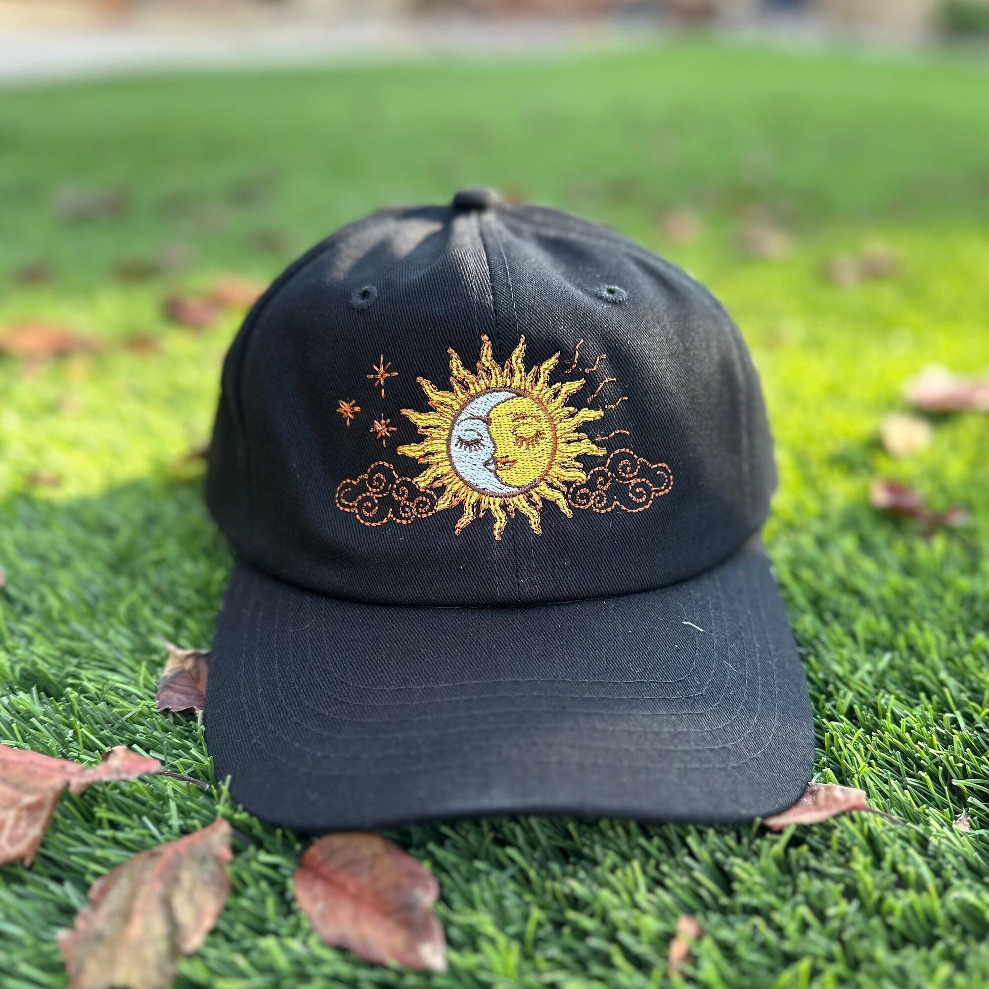 Powerful Sun and Moon Embroidered Dad Hats - Various Colors Available image 6