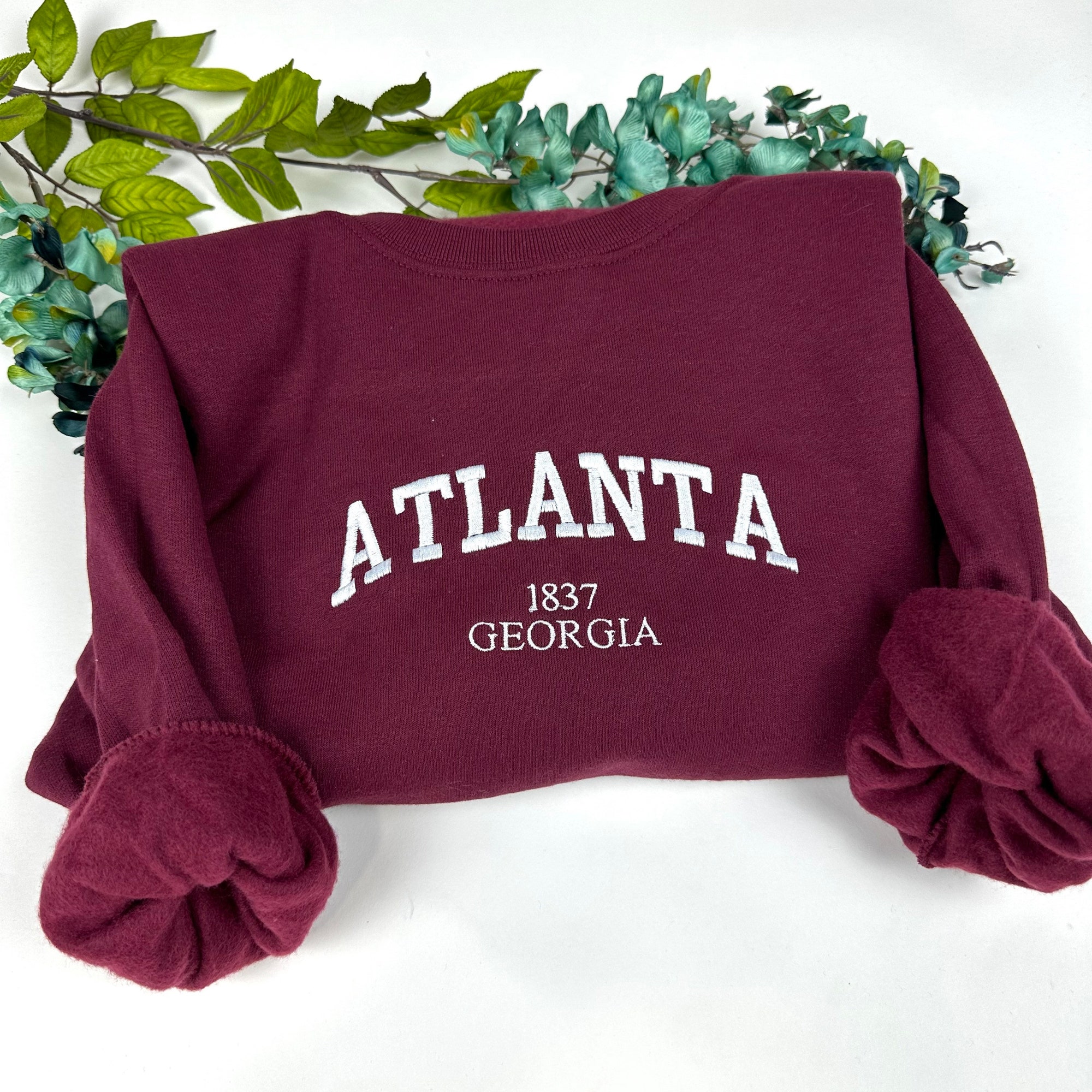 Atlanta Embroidered Sweatshirts - Custom City Crewnecks ATL image 5