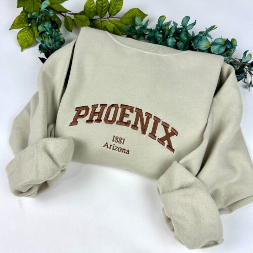 Phoenix Embroidered Crewneck Sweatshirt image 0