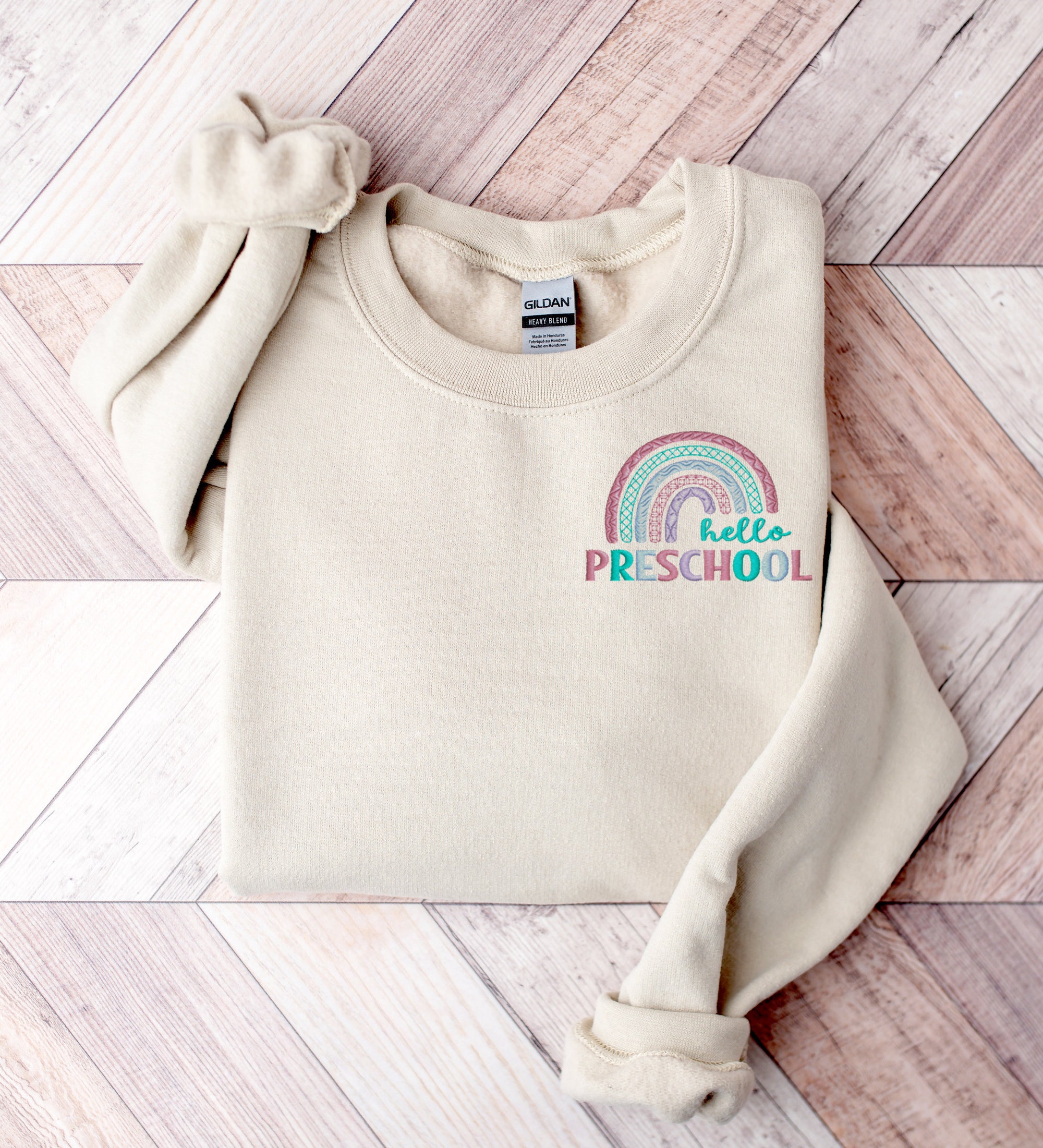 Teacher Appreciation Gifts - Custom Teacher Embroidered Sweatshirt Teacher Gift Gift Ideas for Teachers Custom Grade Level Shirt image 1