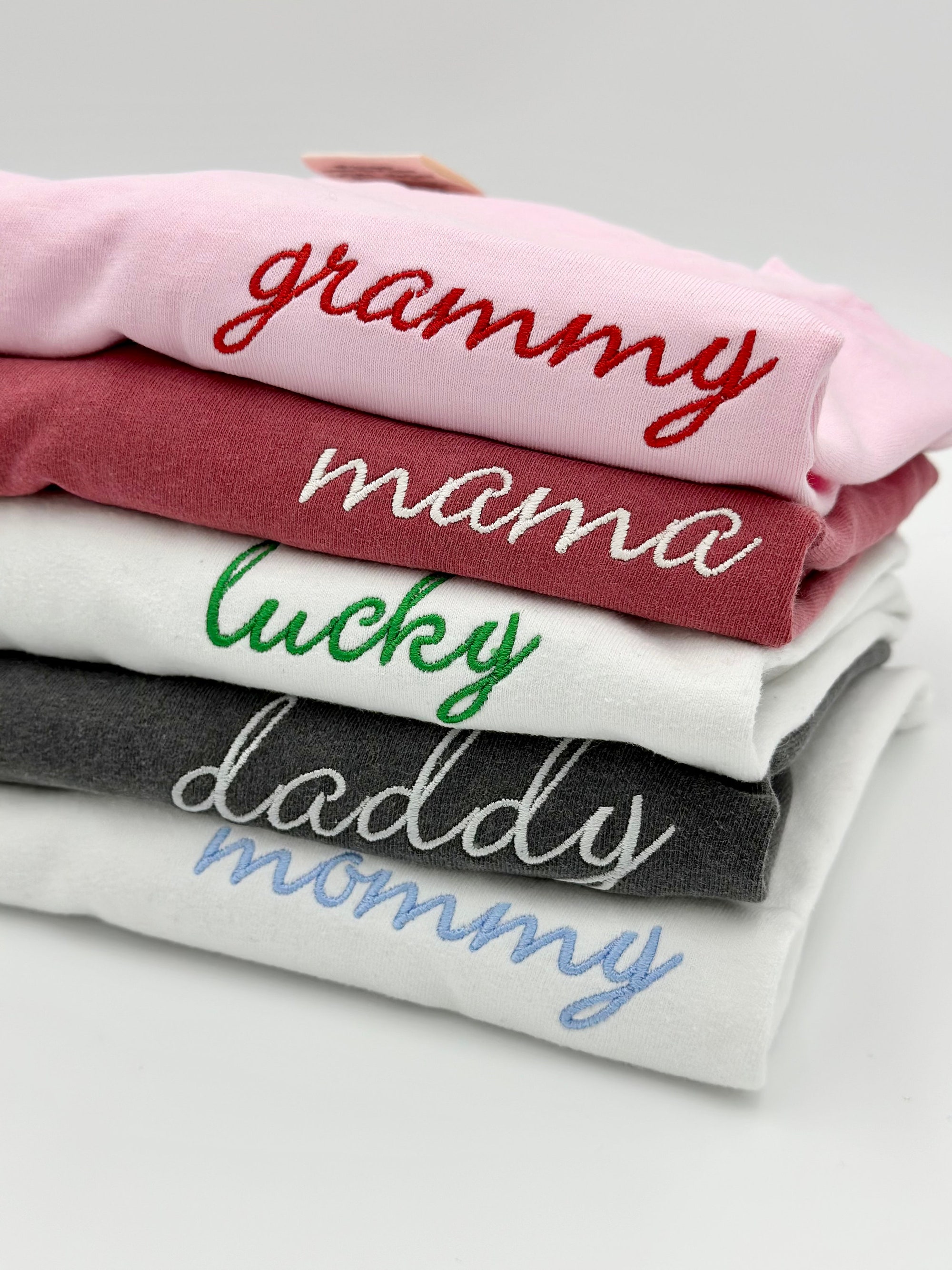 Custom Comfort Colors T-Shirt - Mother's Day Mama Comfort Color Birthday Gift for Mom Personalized Mama Gift Boy Mama Girl Mama Minimalist image 1