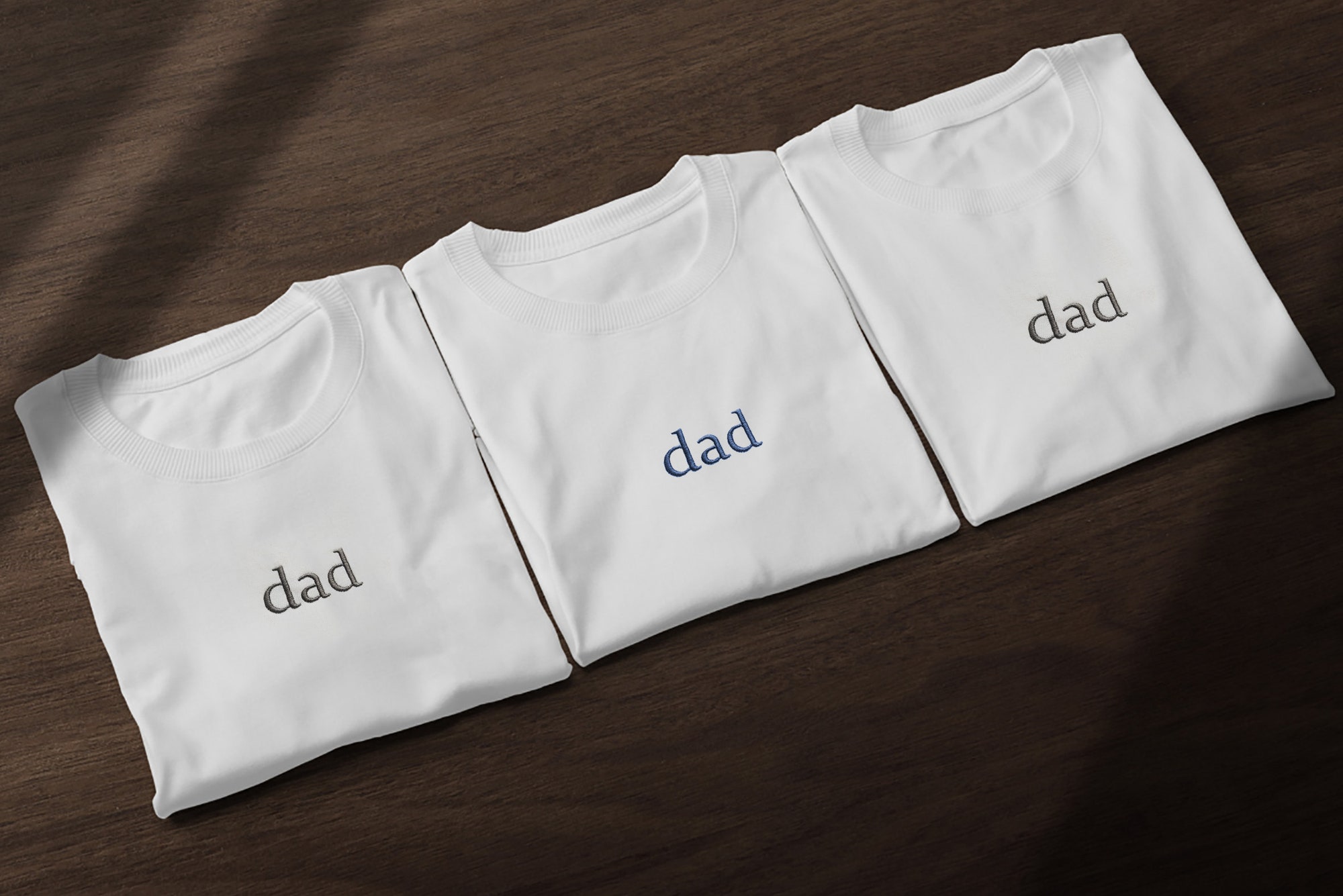 DAD Shirt - Personalized Embroidered Father's Day Shirt New Dad Gift Gift for Him image 5