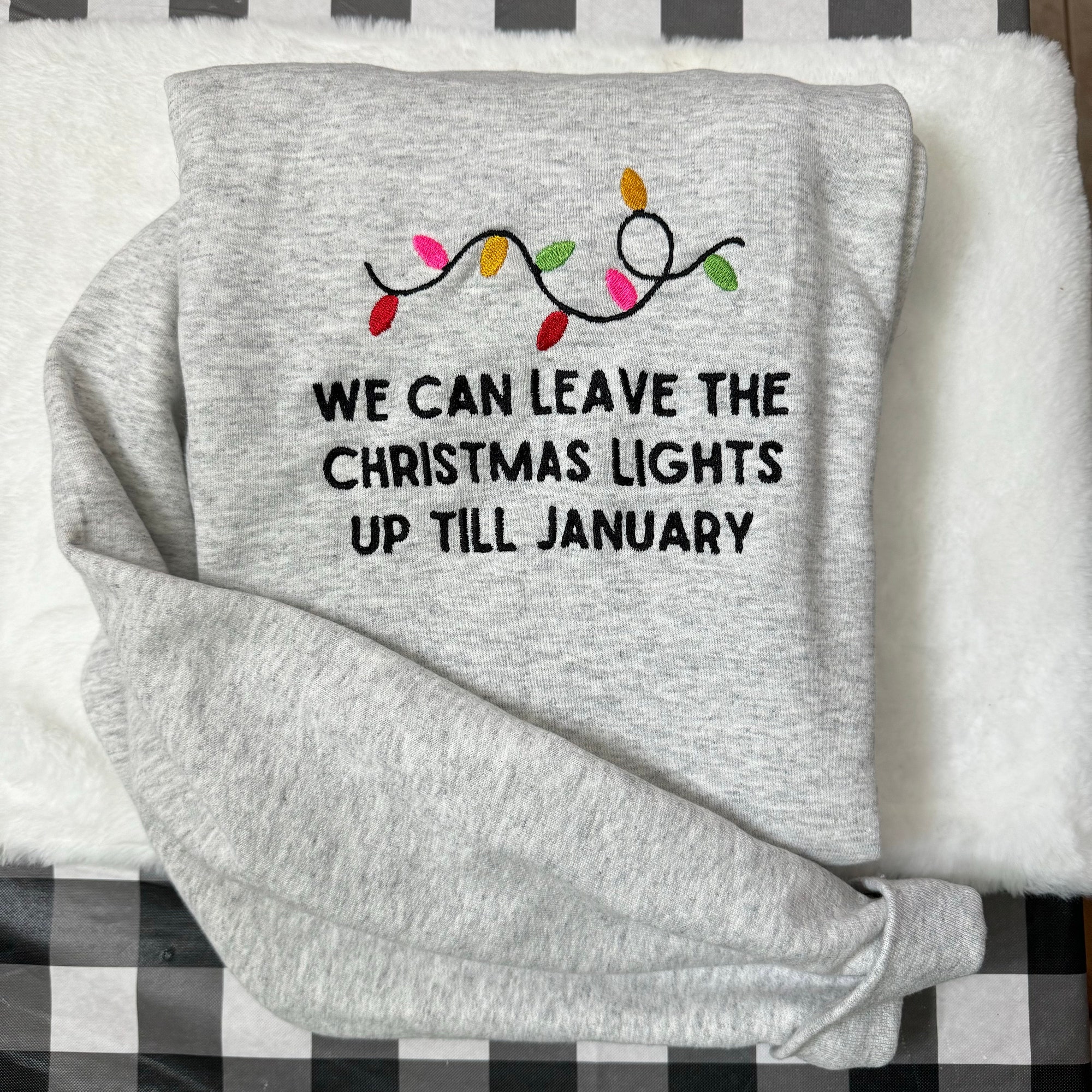 Lover Embroidered Sweatshirt - Music Sweatshirt Embroidered Christmas Crewneck Christmas Gift for Her Taylor Swift Hoodie image 7