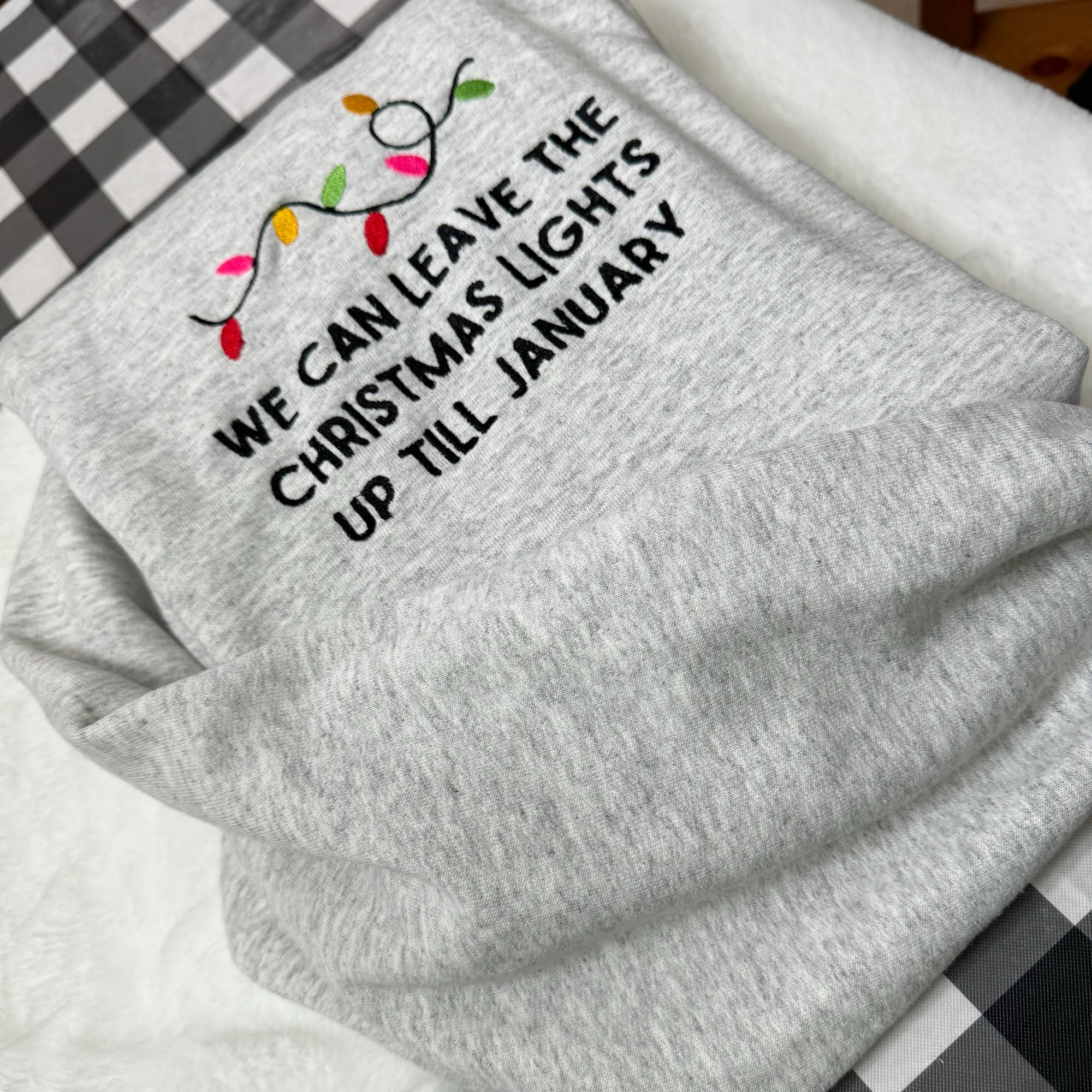Lover Embroidered Sweatshirt - Music Sweatshirt Embroidered Christmas Crewneck Christmas Gift for Her Taylor Swift Hoodie image 5