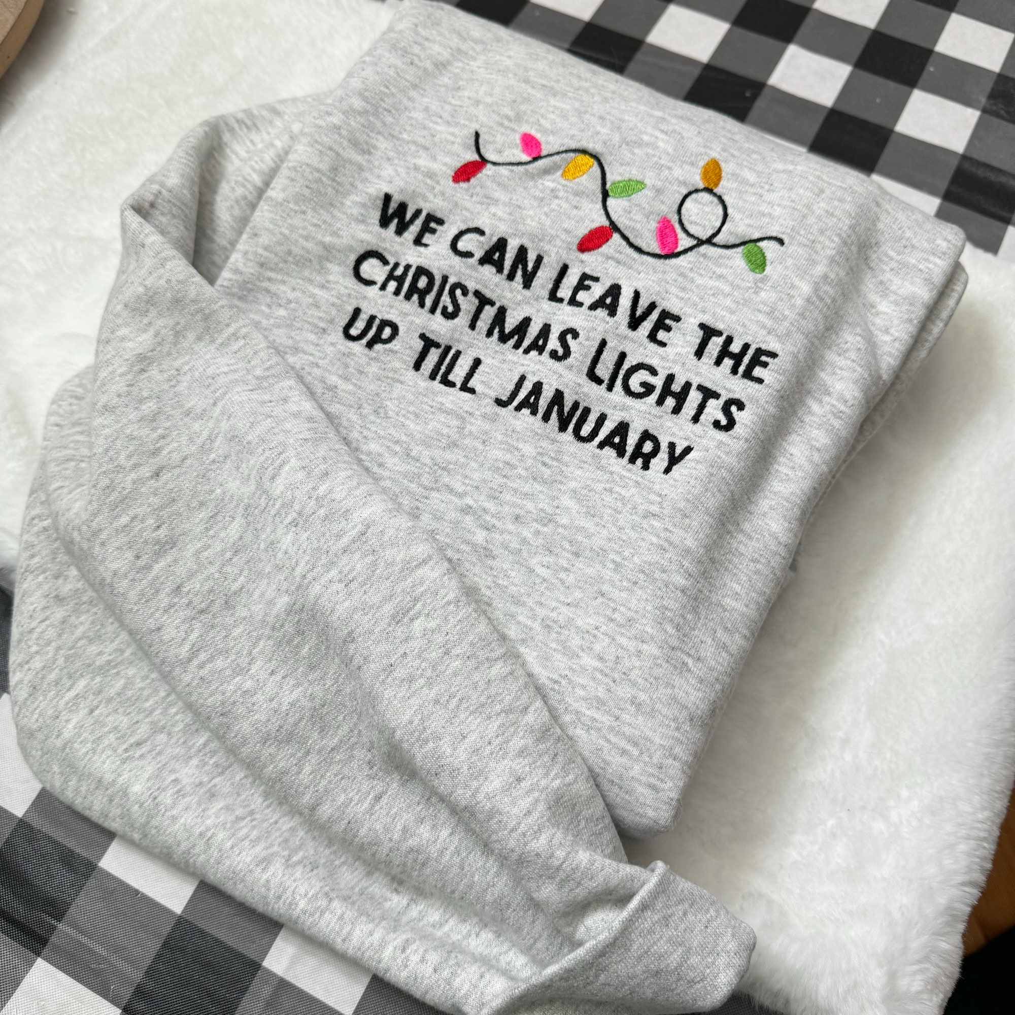 Lover Embroidered Sweatshirt - Music Sweatshirt Embroidered Christmas Crewneck Christmas Gift for Her Taylor Swift Hoodie image 1