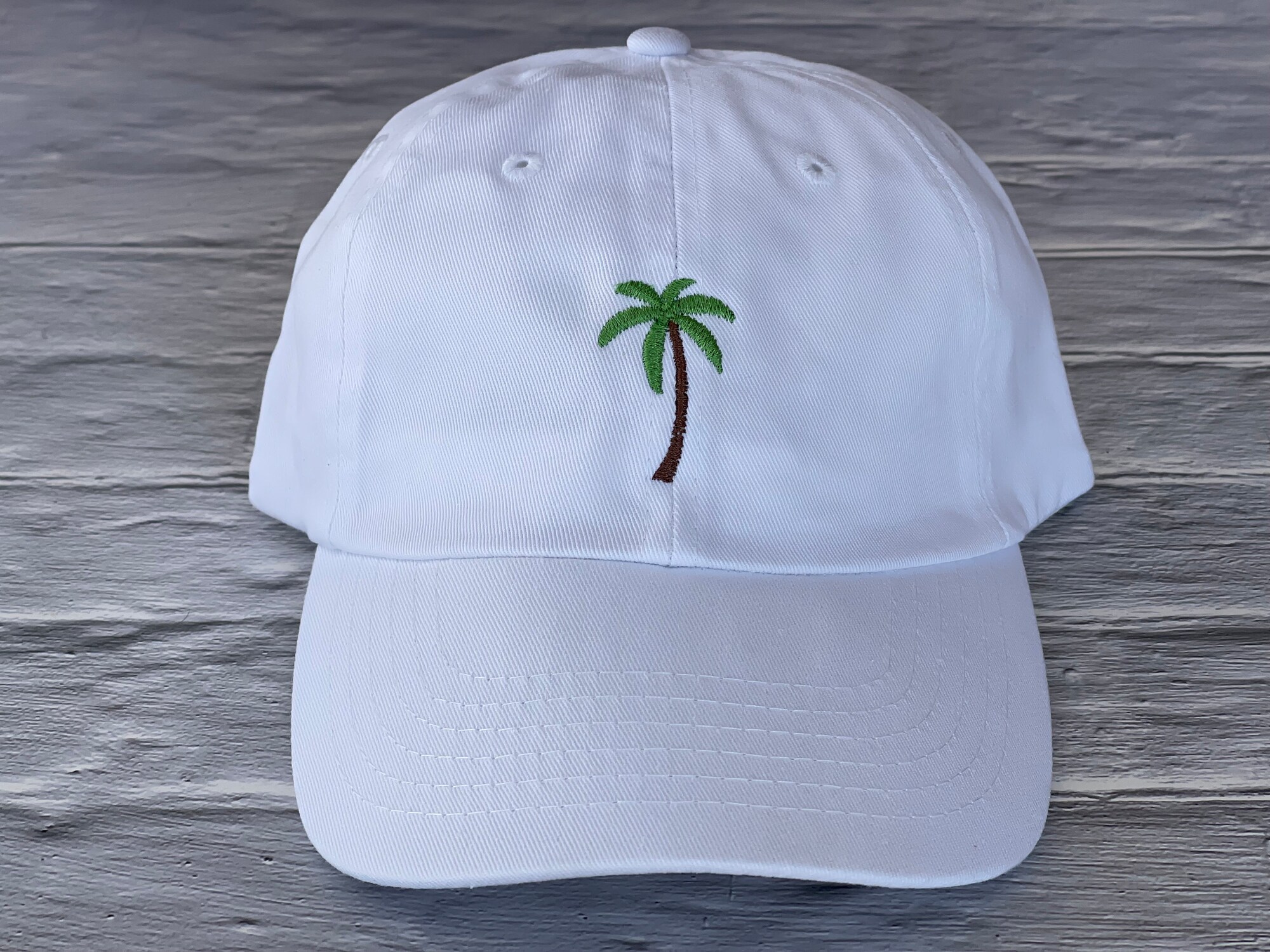 Embroidered Palm Tree Tie-Dyed Baseball Hat - Summer Beach Hats Bridesmaid & Youth Gifts image 3