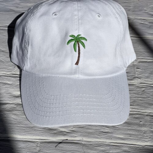 Embroidered Palm Tree Tie-Dyed Baseball Hat - Summer Beach Hats Bridesmaid & Youth Gifts image 0