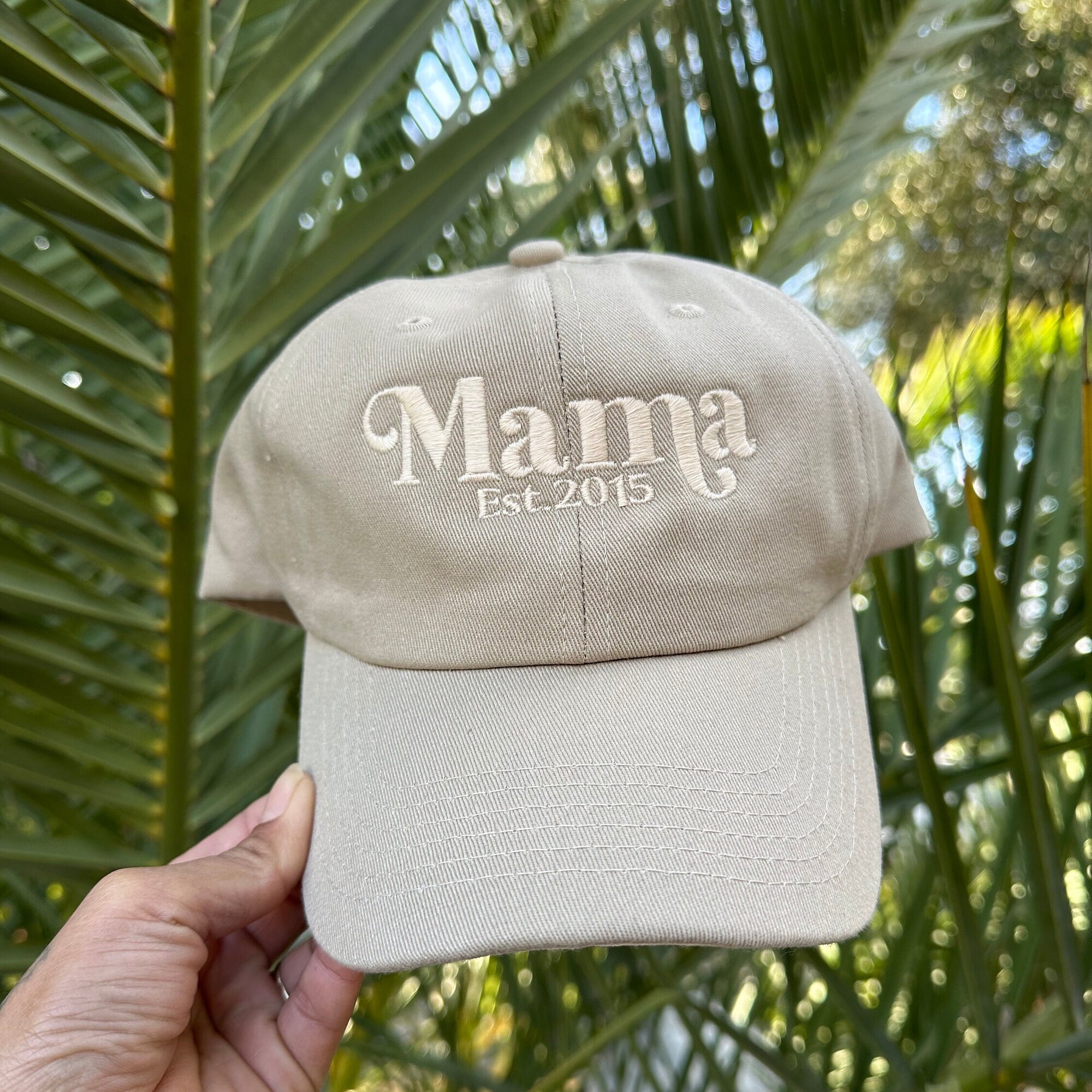 Personalized Mama Established Dad Hat - Custom Gifts for Moms image 4