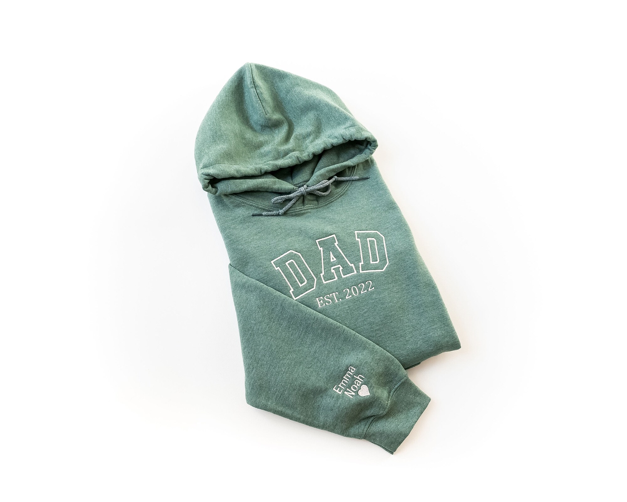 Custom Embroidered Hoodie - Personalized Gifts for Dad Husband New Dad Father's Day Gift Christmas Gift Grandpa Shirt image 1