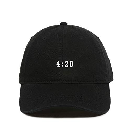 Embroidered 420 Marijuana Dad Hat - Weed Lover Baseball Cap image 0