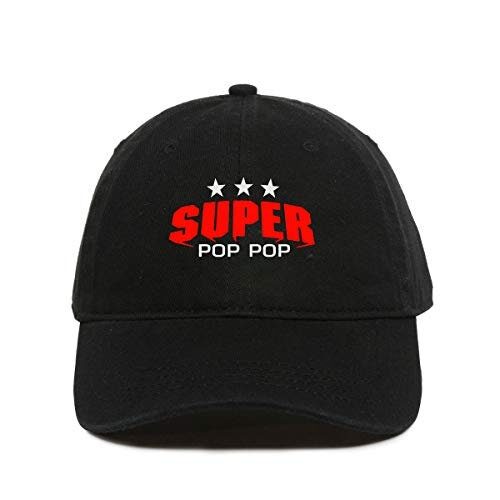 Super Pop Pop Dad Baseball Cap - Embroidered Dad Hat image 0