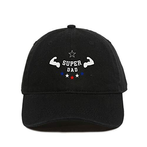 Super Dad Embroidered Baseball Cap Perfect Gift for Fathers image 0