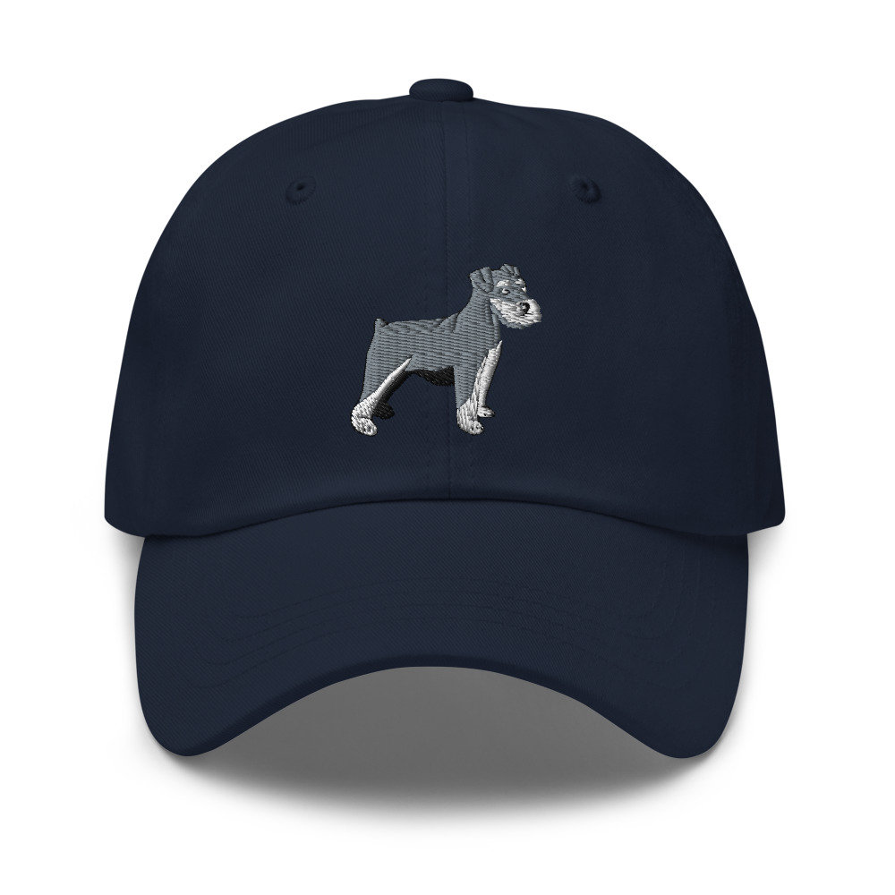 Schnauzer Dog Embroidered Dad Hat - Schnauzer Baseball Cap for Pet Lovers image 7